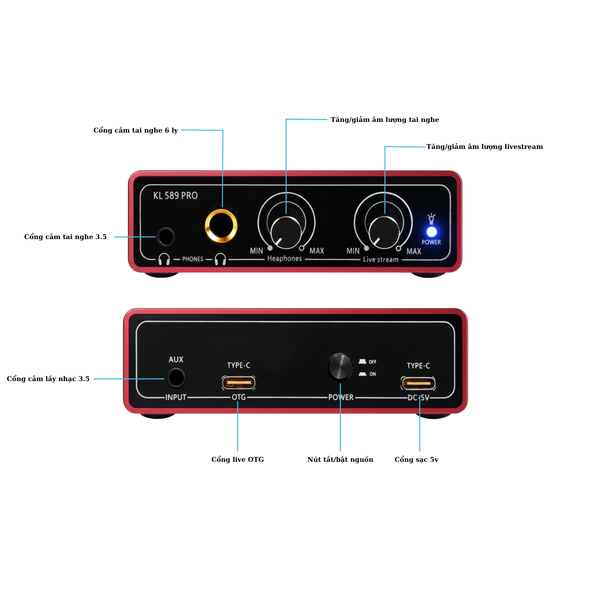 [Chính Hãng] Box Livestream Stereo Kolance KL589 Pro 24 BIT Kết Nối Dễ Dàng, Âm Thanh Chuyên Nghiệp, Sản Phẩm Thuộc Thương Hiệu Kolance Chính Hãng