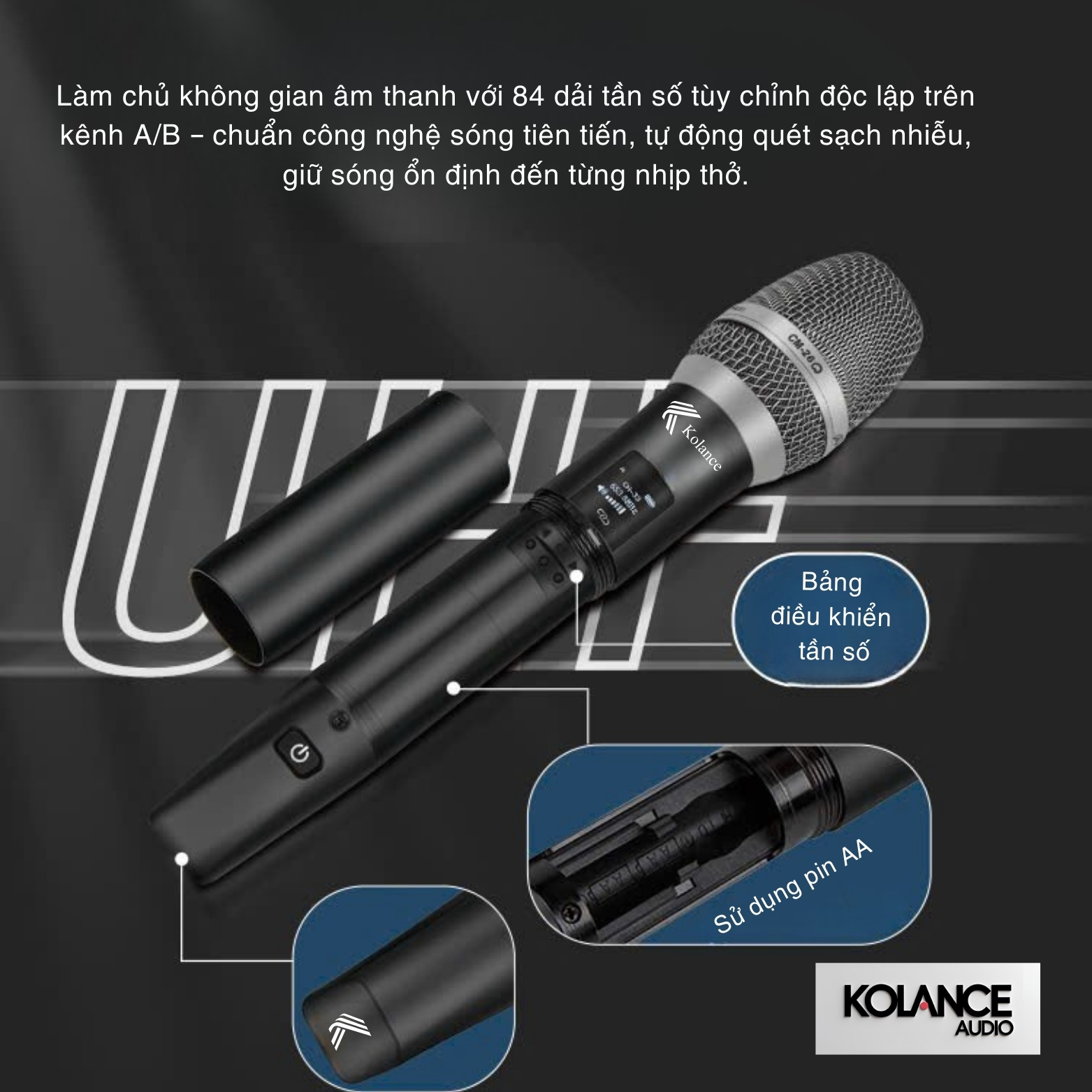 Micro Không Dây Cao Cấp Kolance GL 2008 – Mic Thu Âm Livestream Chuyên Nghiệp, Karaoke Online & Biểu Diễn Sân Khấu Micro Không Dây Cao Cấp Kolance GL 2008 – Mic Thu Âm Livestream Chuyên Nghiệp, Karaoke Online & Biểu Diễn Sân Khấu