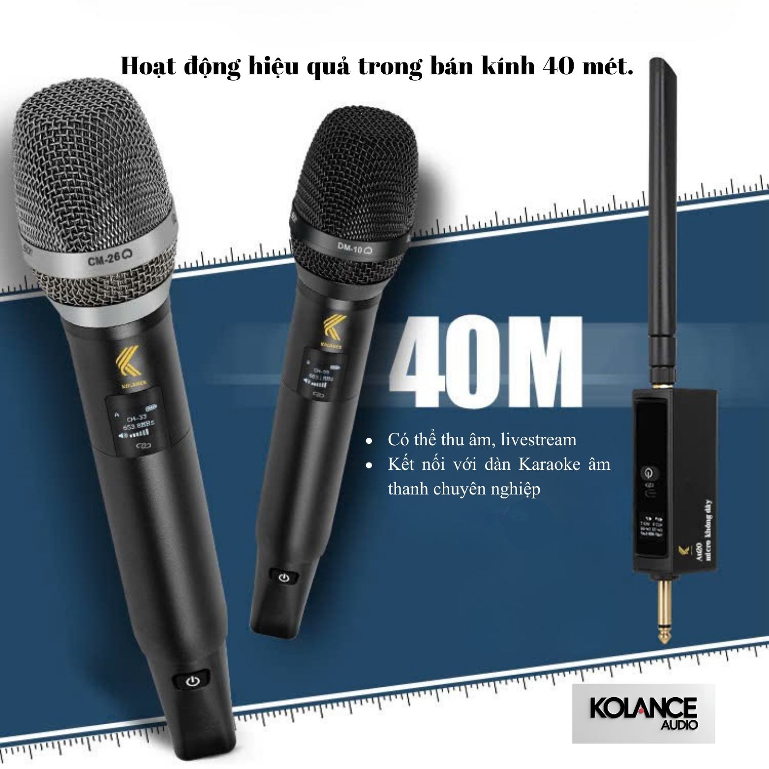 Micro Không Dây Cao Cấp Kolance GL 2008 – Mic Thu Âm Livestream Chuyên Nghiệp, Karaoke Online & Biểu Diễn Sân Khấu Micro Không Dây Cao Cấp Kolance GL 2008 – Mic Thu Âm Livestream Chuyên Nghiệp, Karaoke Online & Biểu Diễn Sân Khấu