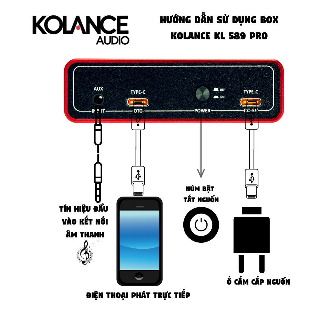 Box Stereo Kolance KL-589 PRO